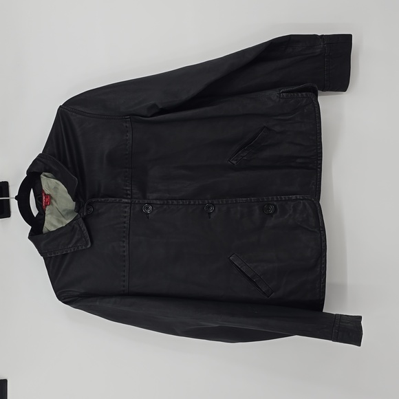 Sundance Genuine Leather Button Down Women's Jacket Size 10 - Picture 1 of 7